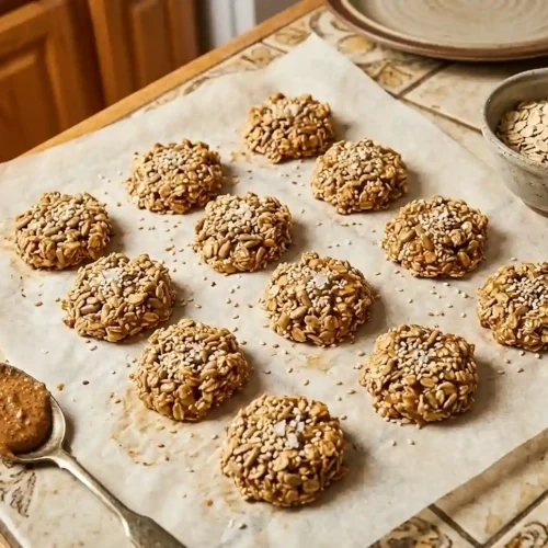 No Bake Almond Butter Cookies