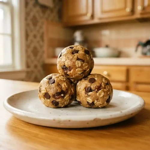 Oatmeal Cookie Dough Balls
