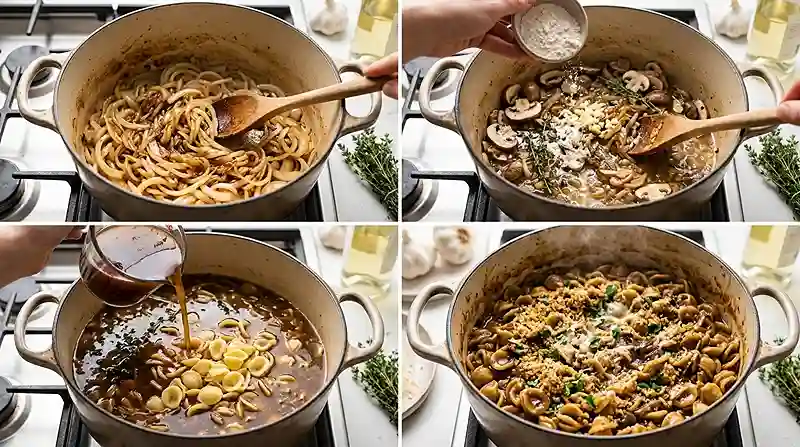 One-Pot French Onion Pasta 3 One-Pot Pasta with Caramelized Onions