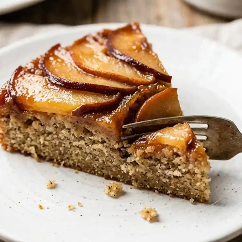 Pear Almond Upside Down Cake 5 Pear Almond Upside Down Cake