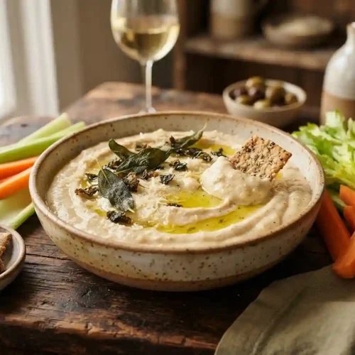 Roasted Garlic White Bean Dip 5 Roasted Garlic White Bean Dip