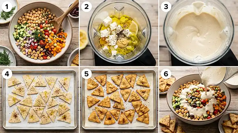 Gluten-Free Chickpea Scoopable Salad 3 Scoopable Chickpea Salad
