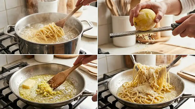 Frozen Lemon 4-Ingredient Pasta 3 Simple Gluten-Free Lemon Pasta Recipe for Dinner
