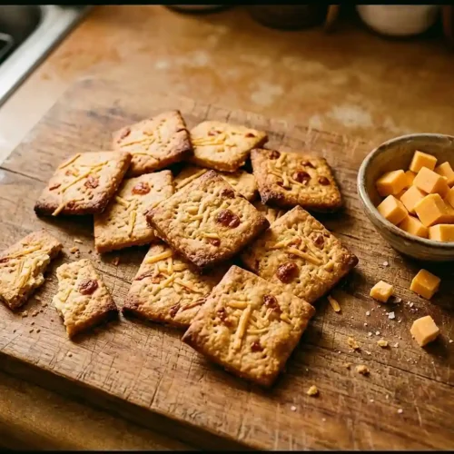 Simple Mills Farmhouse Cheddar Crackers 5 Simple Mills Farmhouse Cheddar Crackers