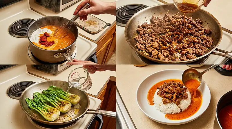 Red Curry Beef Broth Bowls 3 Spicy Thai-Inspired Beef Broth Bowl for Dinner