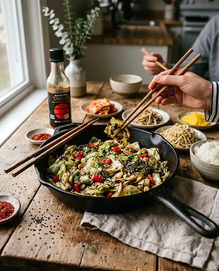 Gluten-Free Korean Cabbage Recipe 4 Stir-Fry Cabbage