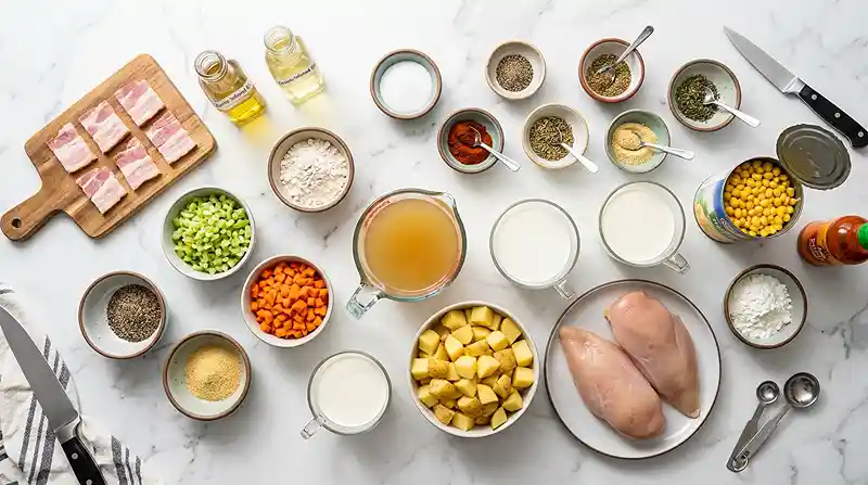 buffalo chicken corn chowder