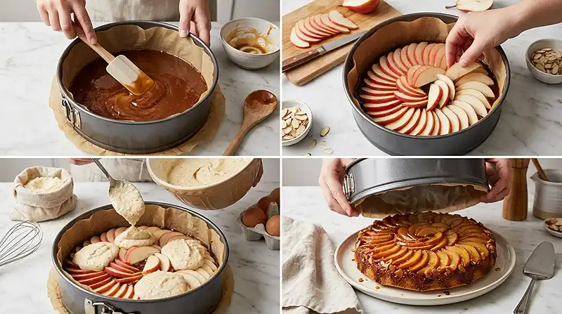Pear Almond Upside Down Cake 3 cozy pear dessert idea