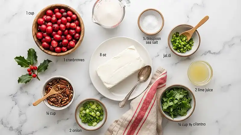 gluten free cranberry jalapeno cream cheese dip
