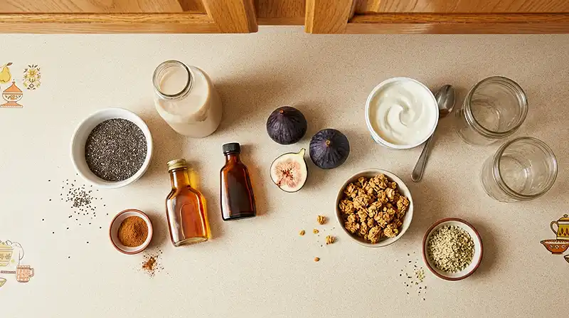 Gluten-Free Vanilla Fig Chia Parfaits 2 late october november pinterest recipe