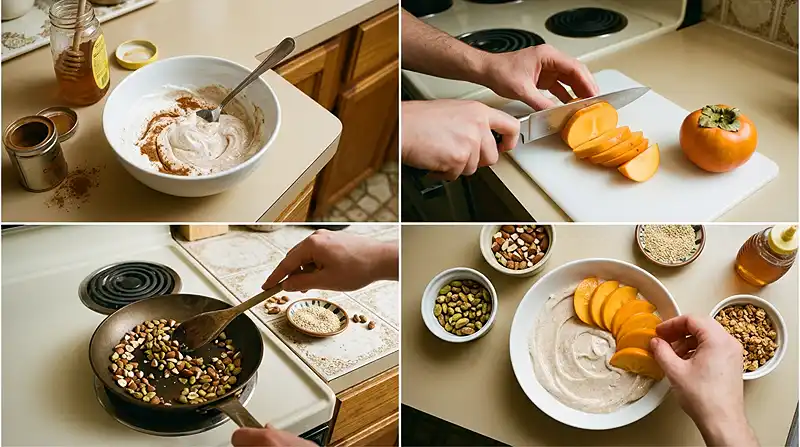 Cinnamon Persimmon Breakfast Bowls 3 late october november pinterest recipe