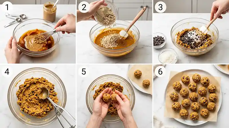 Pumpkin Spice Granola Butter Bites 3 pumpkin spice fall recipe