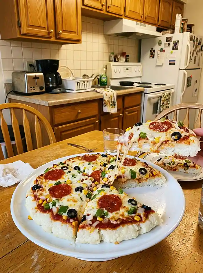Gluten-Free Pizza Seolgi 4 white rice cake
